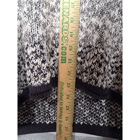 Pendleton Vintage Y2K knit Womens White & Black Crew Neck  Sweater Size Small - Picture 7 of 11